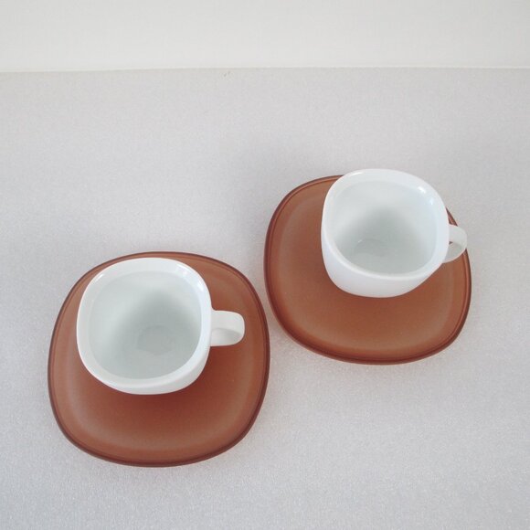 SET OF TWO NESPRESSO "LUME" EXPRESSO CUPS & SAUCERS - Picture 5 of 10